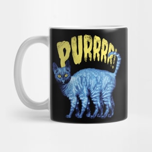 Creepy Purring Monster Cat Mug